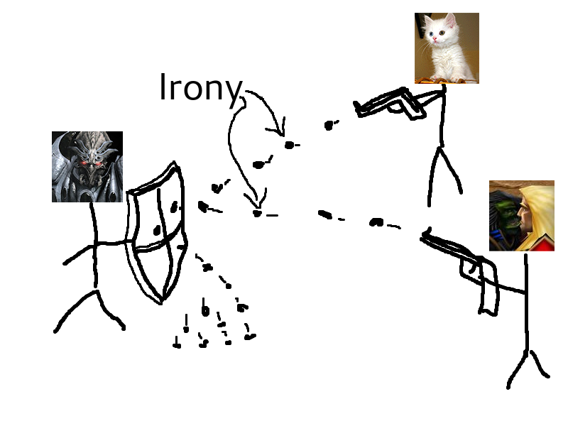 Dodge all the irony!