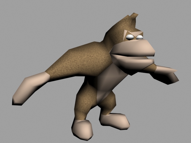 DonkeyKong (Pretextured, Not final just concept)
