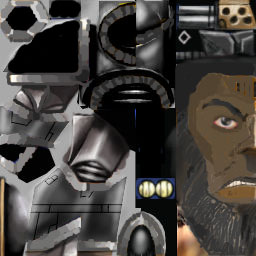 Dont know why..but I cant get him to work in game

EDIT: Works now just didnt have the right path. xD, in close look on the face ingame it looks wei