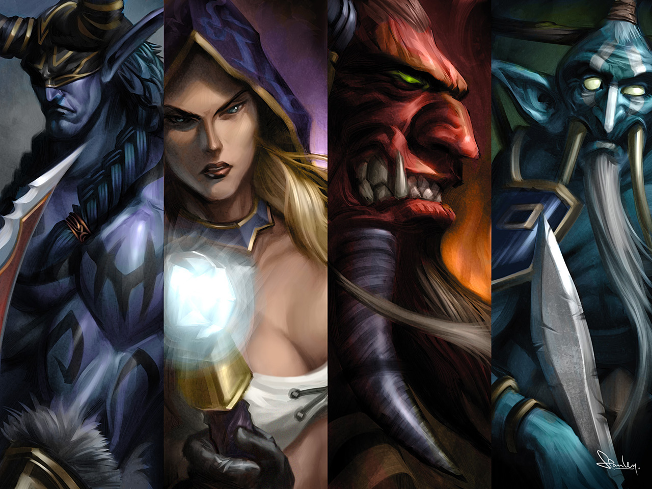 DOTA Loading Screen Wallpaper by Artgerm