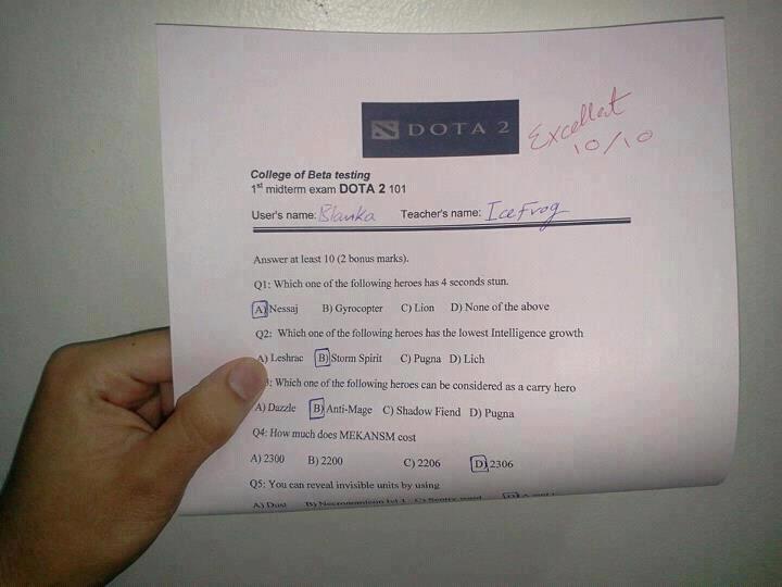 DOTA Test!?!?