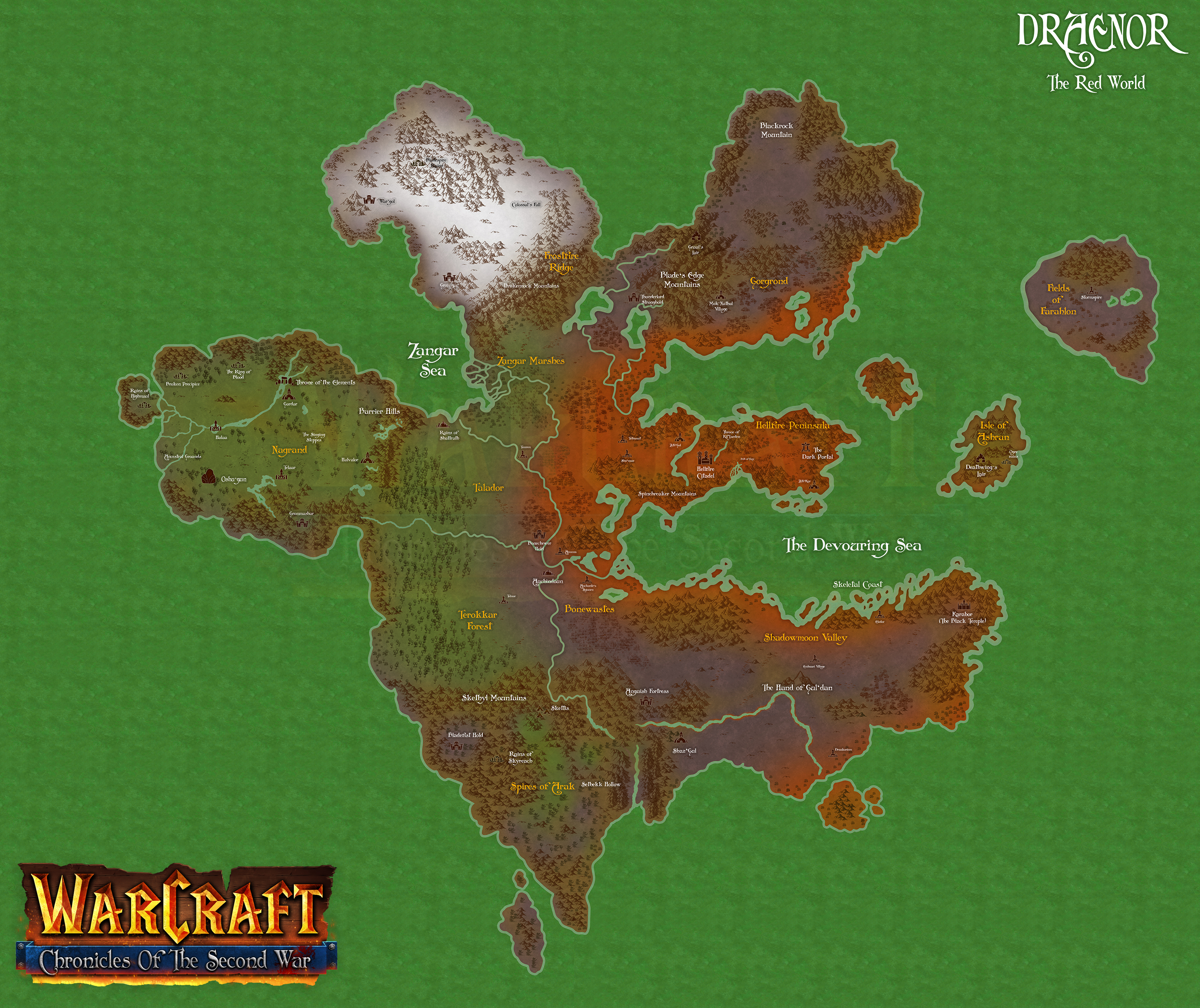 Warlords Of Draenor Map Draenor - World | Hive