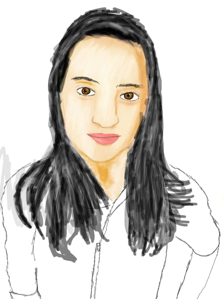 Drawing a friend wip4