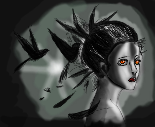 Drawing I made for school in 1 hour.