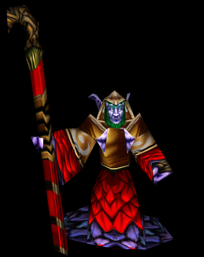Druid, model in progress