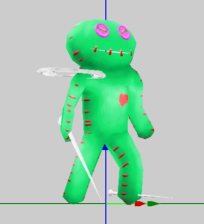 Dummy animation test pose