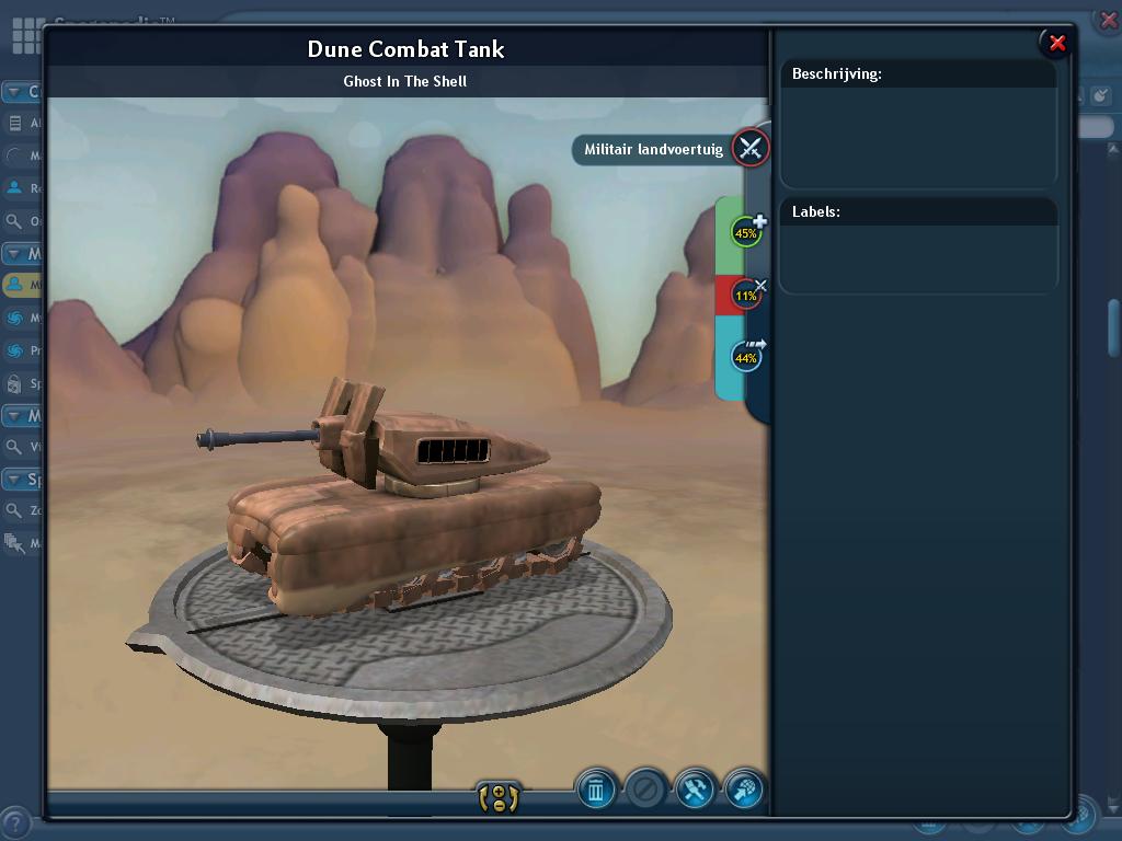 Dune tank