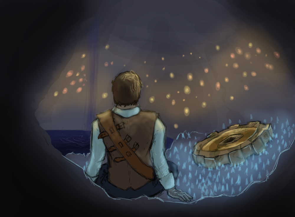 During Christmas event, Kari, and his friends: Gyro and Juno found peace in this little hall in the tunnels. Sadly, Gyro and Juno are not visible in t