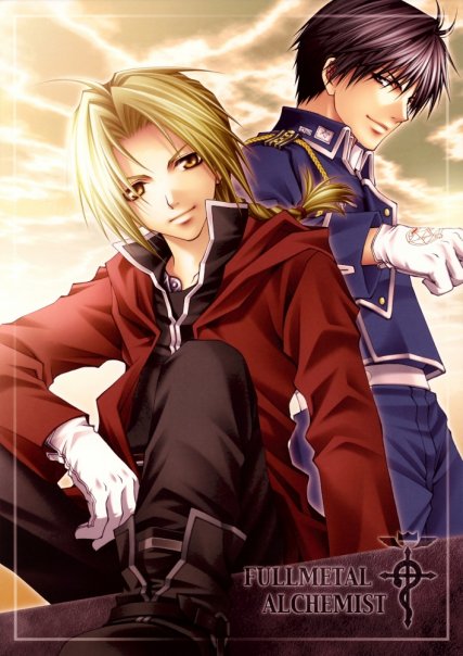 Ed Elric and Roy Mustang from Full Metal Alchemist ^^