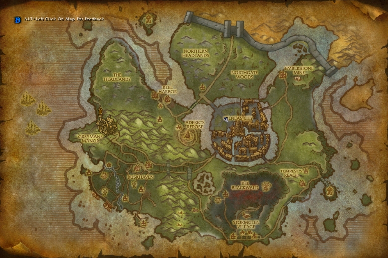 Eddord's Trip around Azeroth
-Greymane City, Gilneas