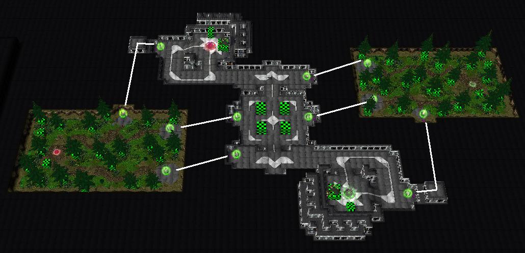 Elimination Tournament Nudl Edition - Distort (Map with teleports which also teleports based on angle)