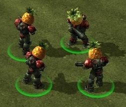Elite Pineapple Squad operatives are trained in the ways of fruit.
