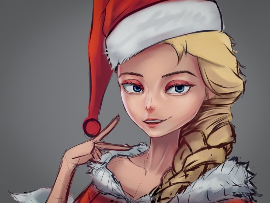 elsa christmas wip