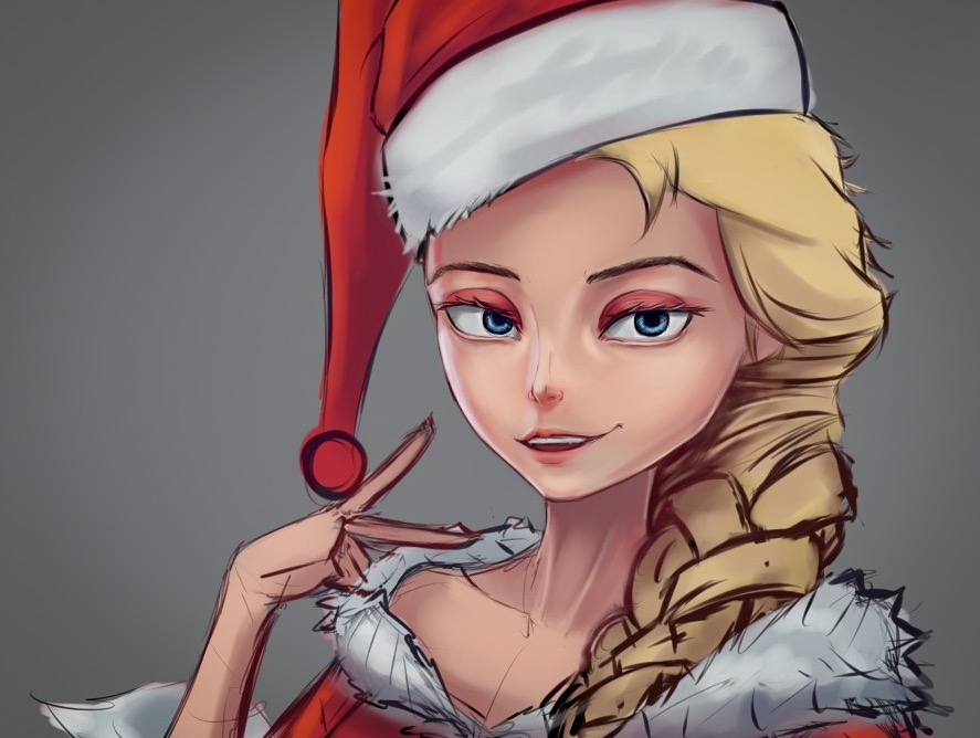 elsa christmas wip