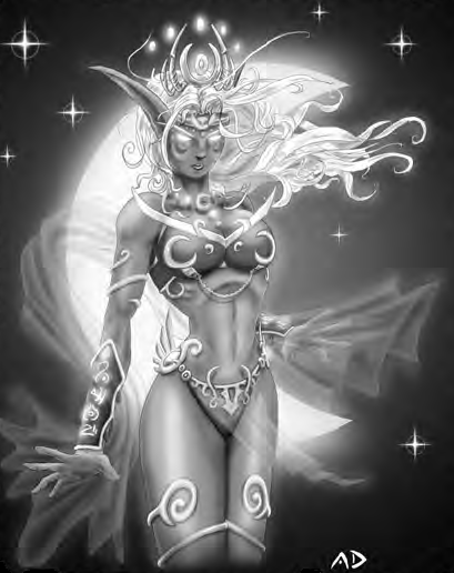 Elune, Godess of Night Elves