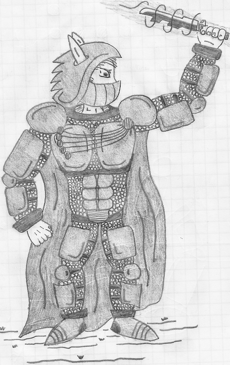 Elven Dark Knight by Airandius
- Just a knight thing I made during my economy lesson.