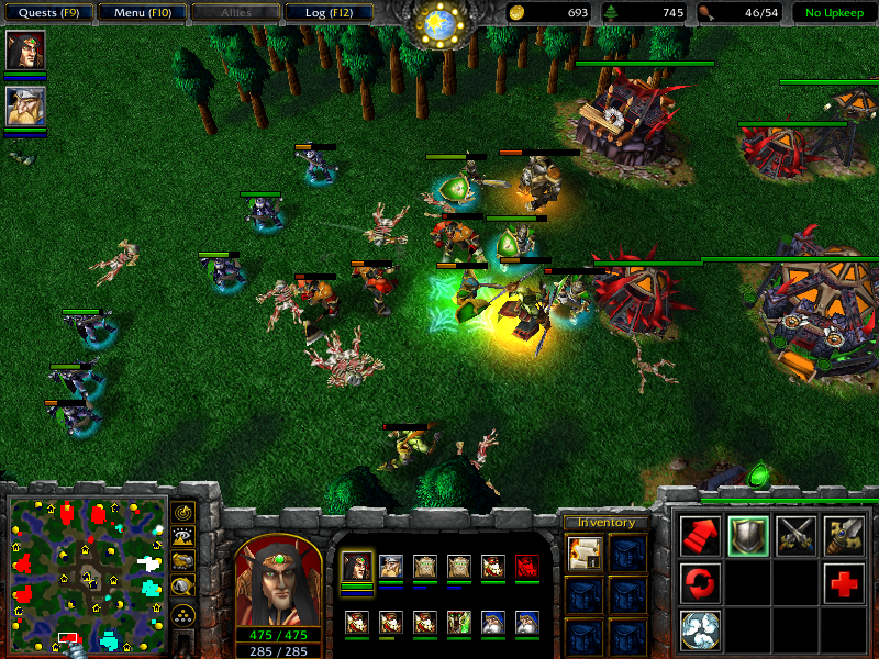 Elves seiging the horde