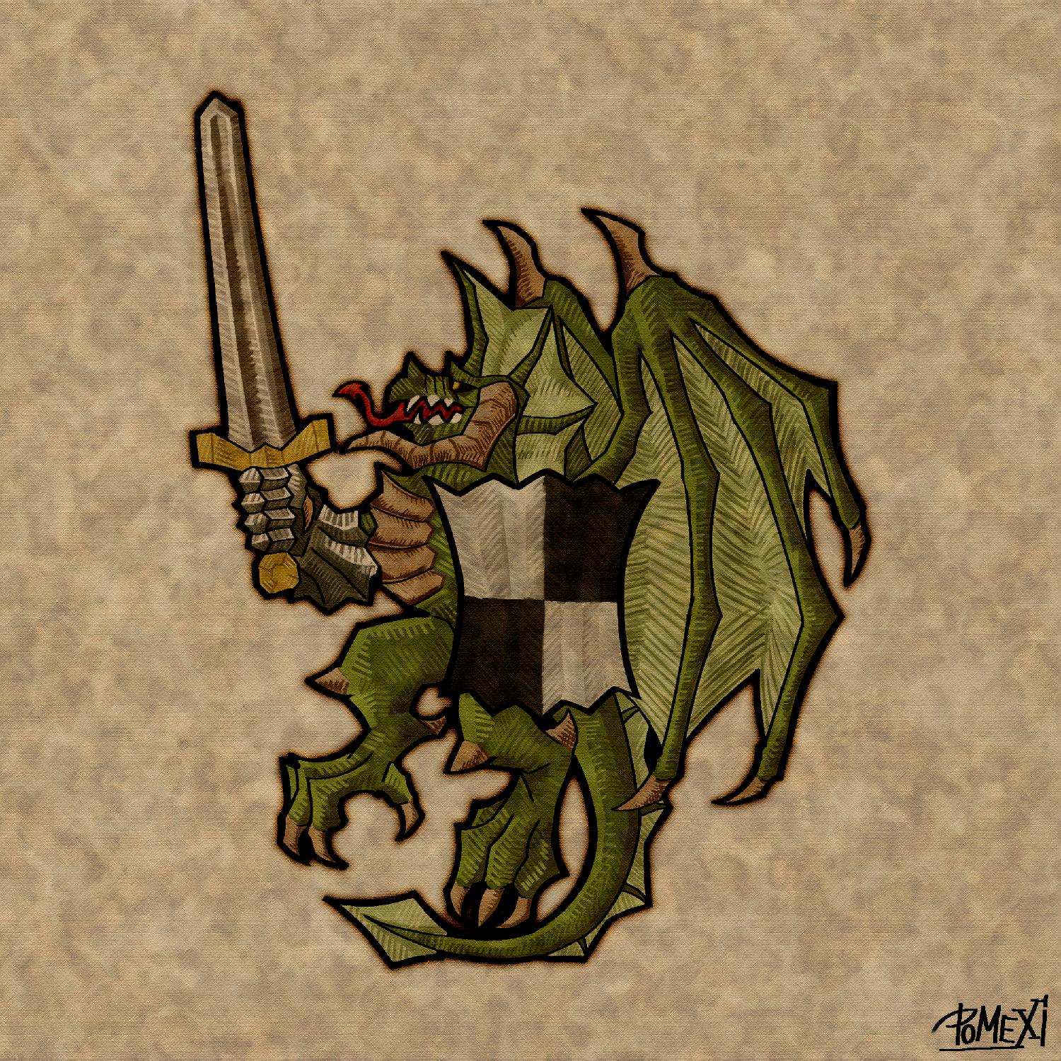 Emblem_Order_Dragon_for_my_project(my art)