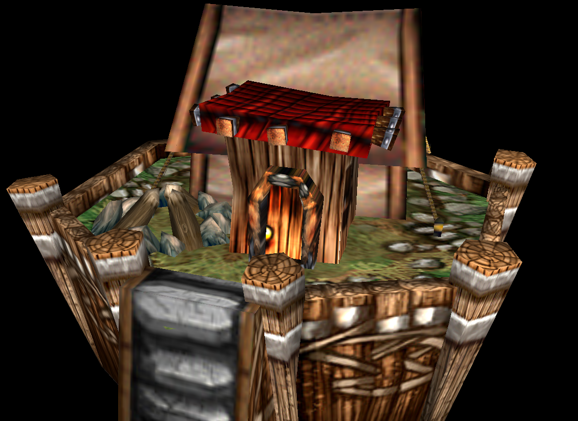Encampment, model in progress