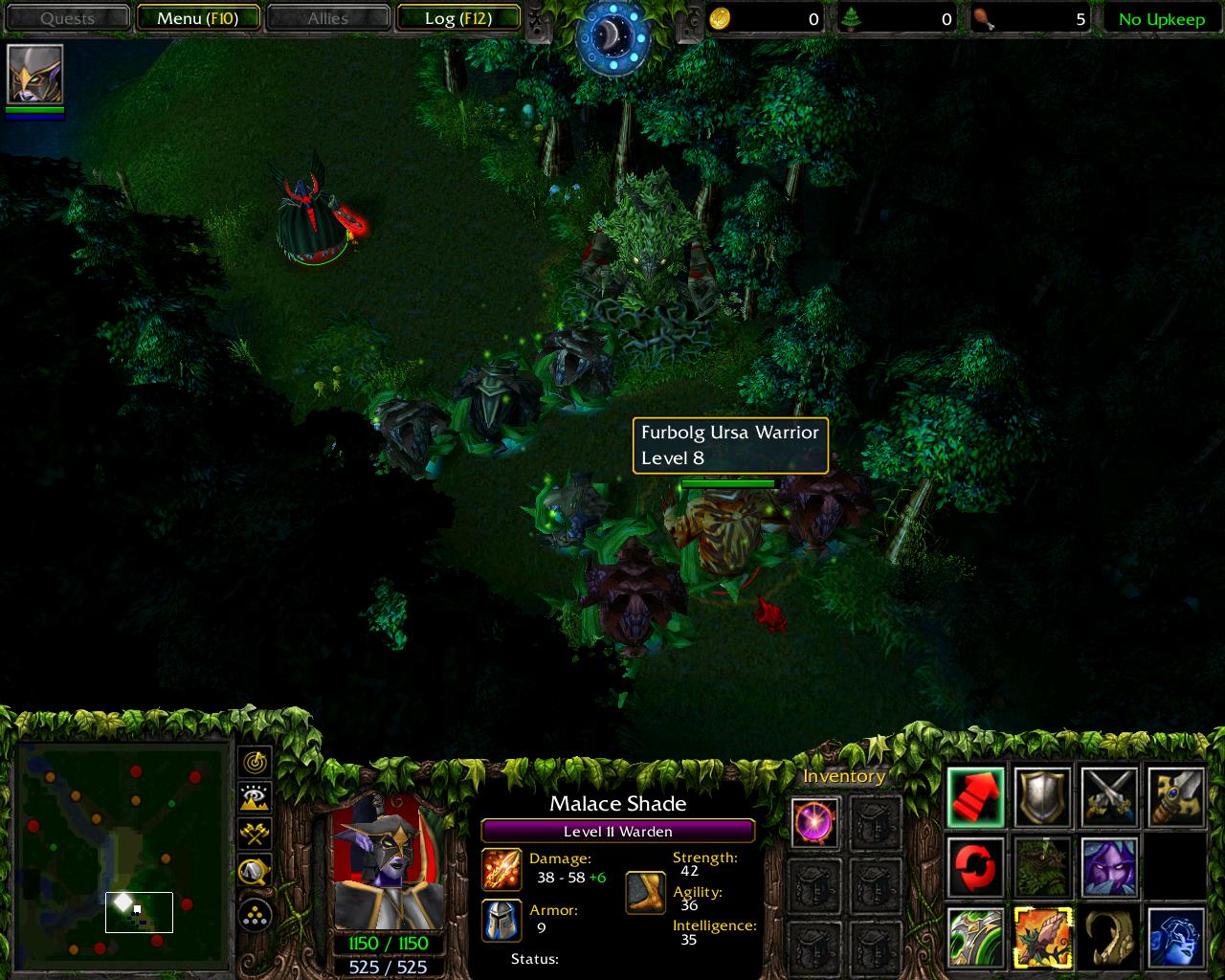 Entangling Tree:
Summons a 600 hit point Entangling Tree. The tree digs its roots deep into the ground and then launches them upon nearby enemy units