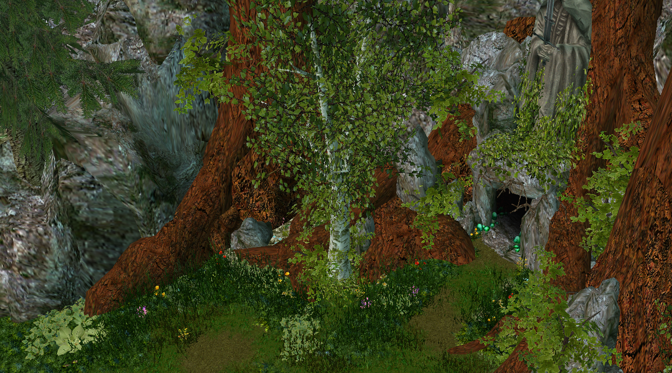 Entrance to the Goddess Cave in Dillianhor