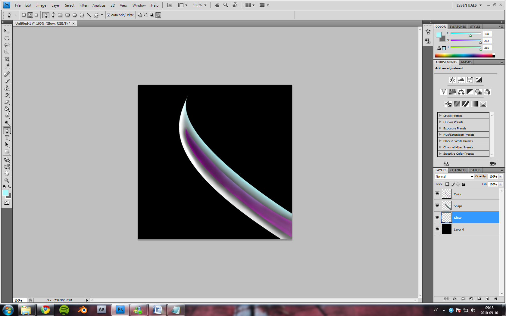 Even more shading, strengthen the light, dampen the dark, fix the things that needs to be fixed. I usually make the edge very bright, to get the sharp