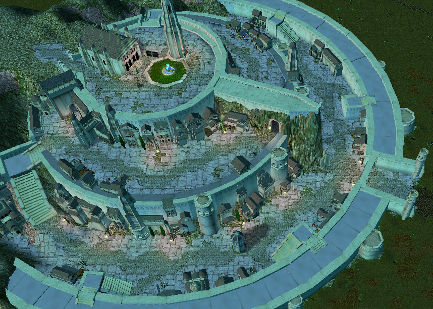 Evening in Minas Tirith