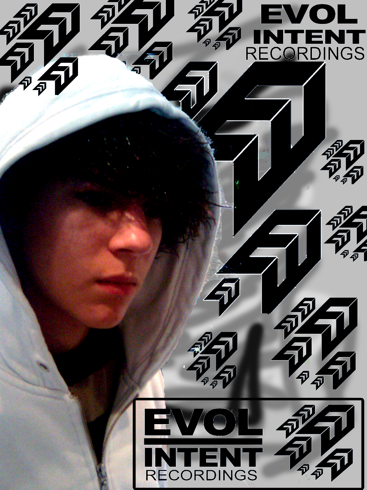 Evol Intent, also one of best dnb , made this one with one of my pictures and evol intent pictures with Photoshop