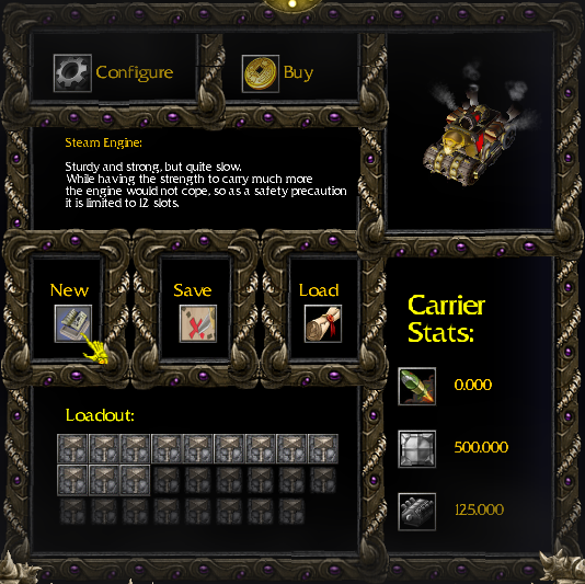 Experimental Carrier Console 1