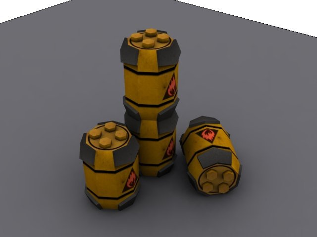 Explosive barrels
