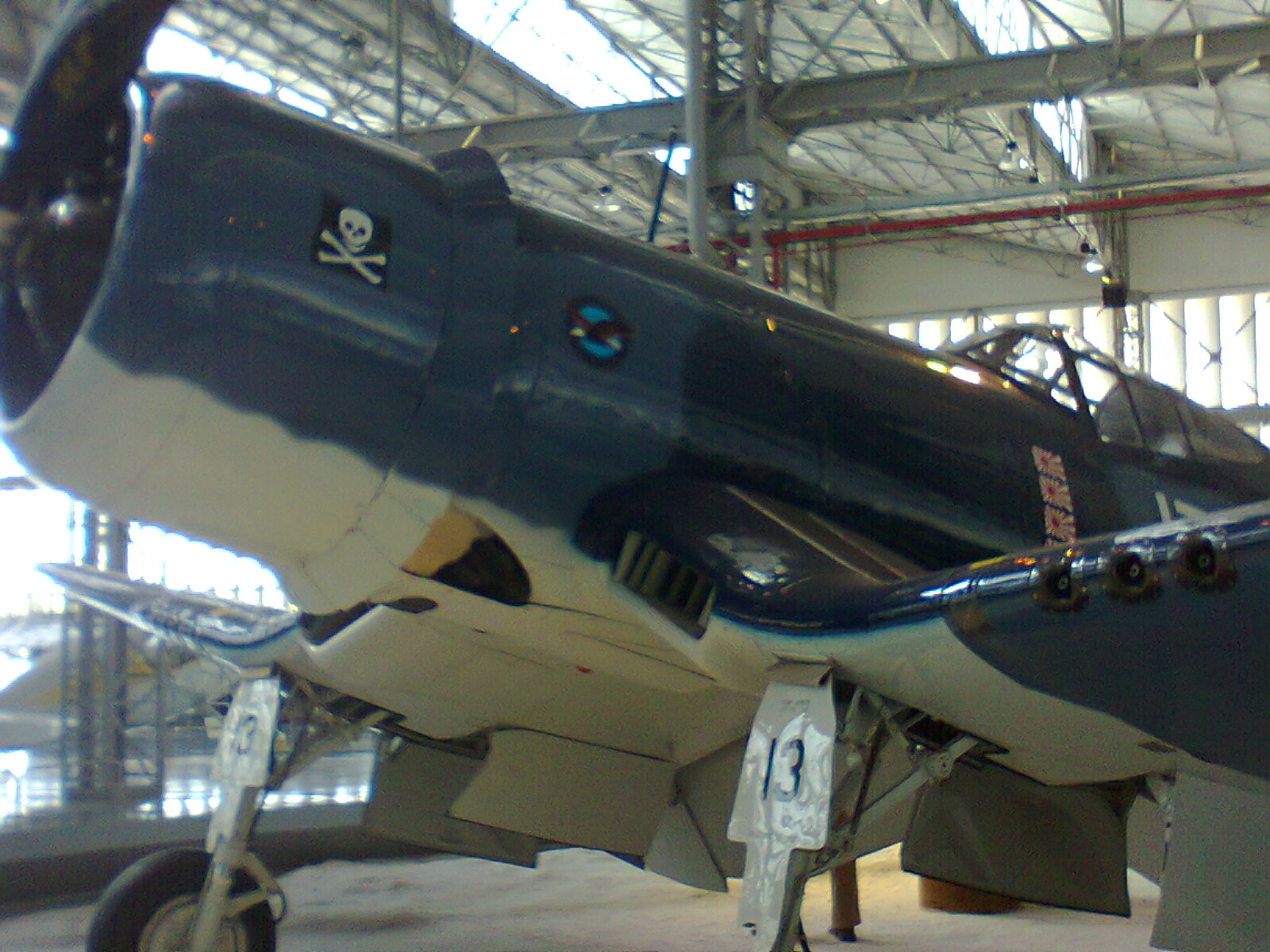 F4U Corsair, front view.