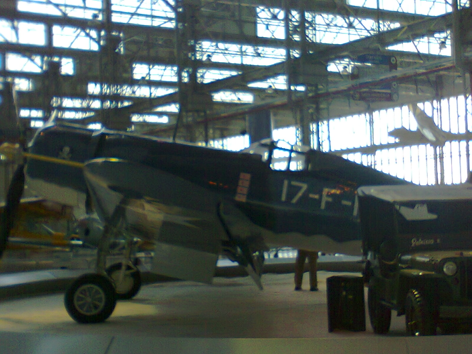 F4U Corsair, side view.