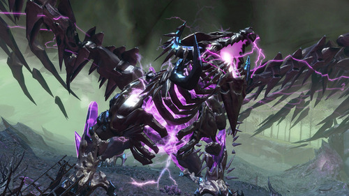 Facts:
This is from GuildWars 2.
This is The Shatterer.
This is an Ingame Screenshot.
This is an Actual Bossfight.
The Shatterer Will Actually Sh