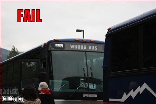 fail owned wrong bus fail