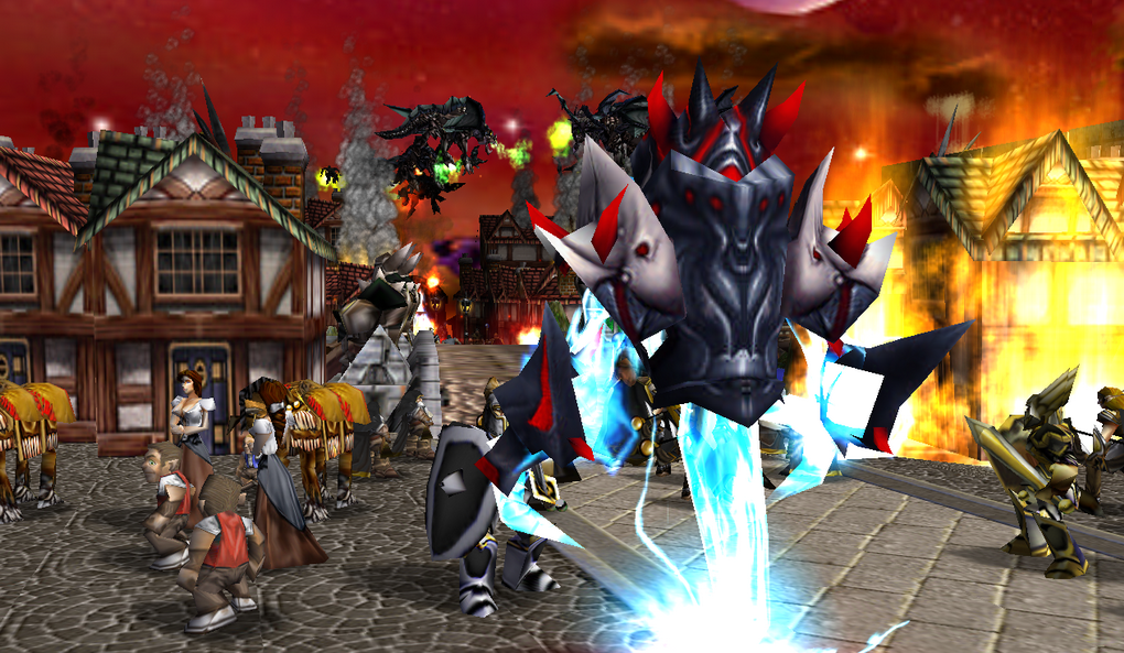 "Fall of Belene"

Deathwing successfully took control of center of city. Most of guards have regrouped on the other side of town. Women and children