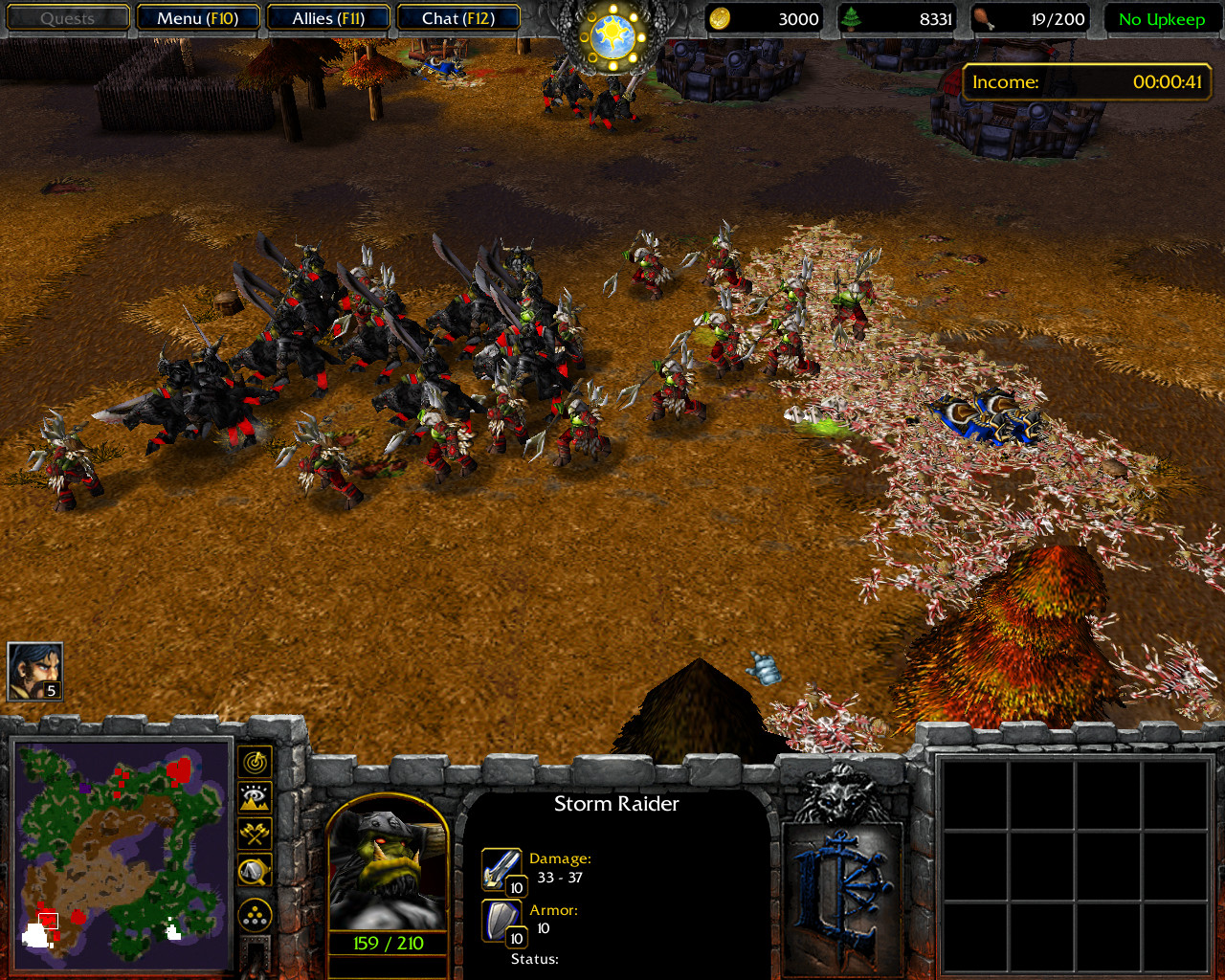 Falmir Scout Force is slaughtered.