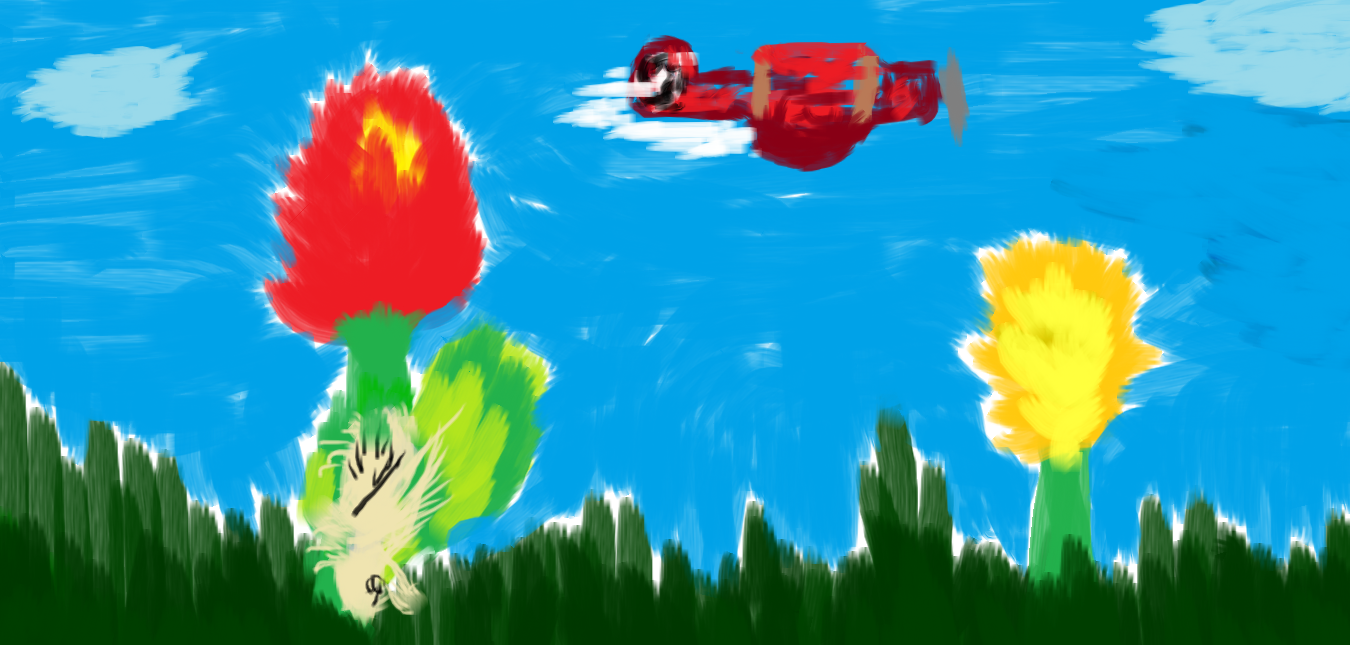 Fast painting because I needed a break.