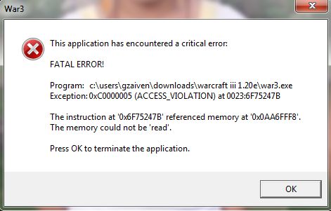 fatal error