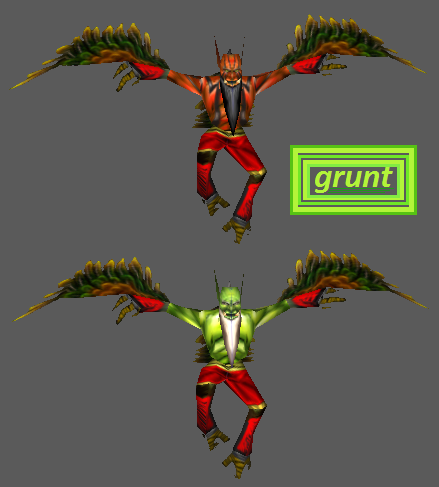 fel and green harpy :p !!