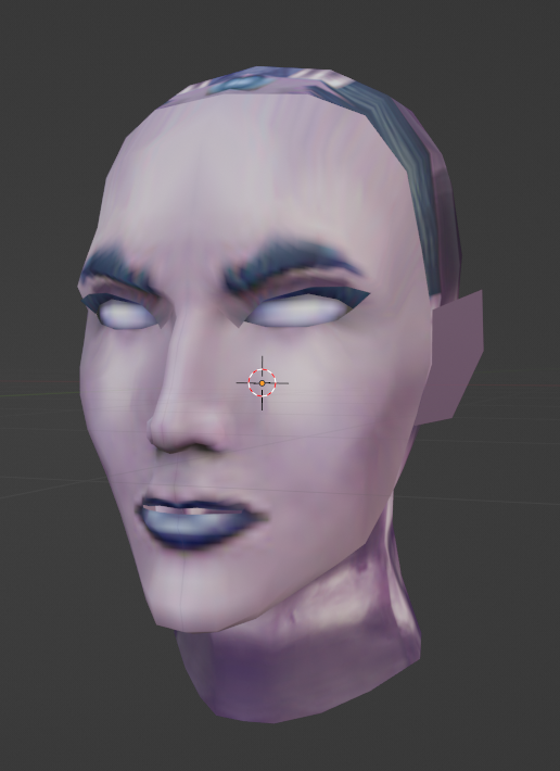 Female face mesh