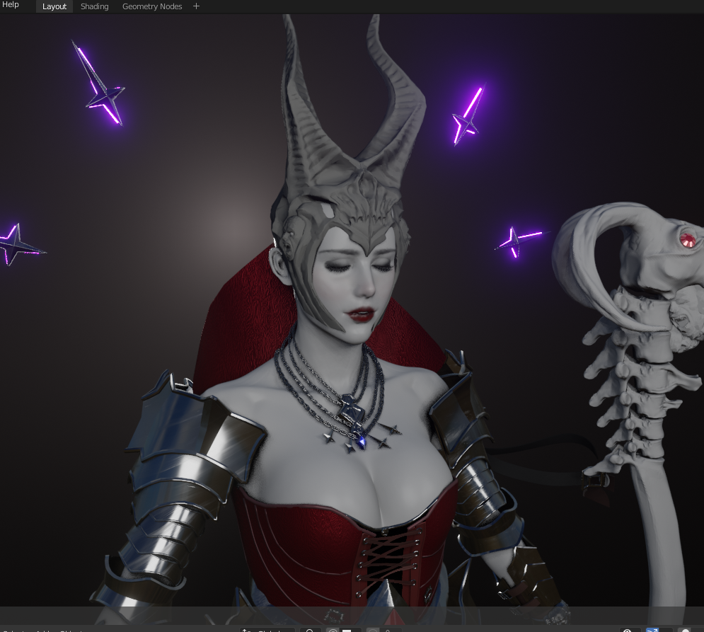 Female Lich WIP 04