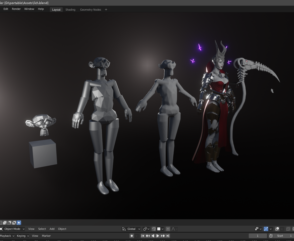 Female Lich WIP 05