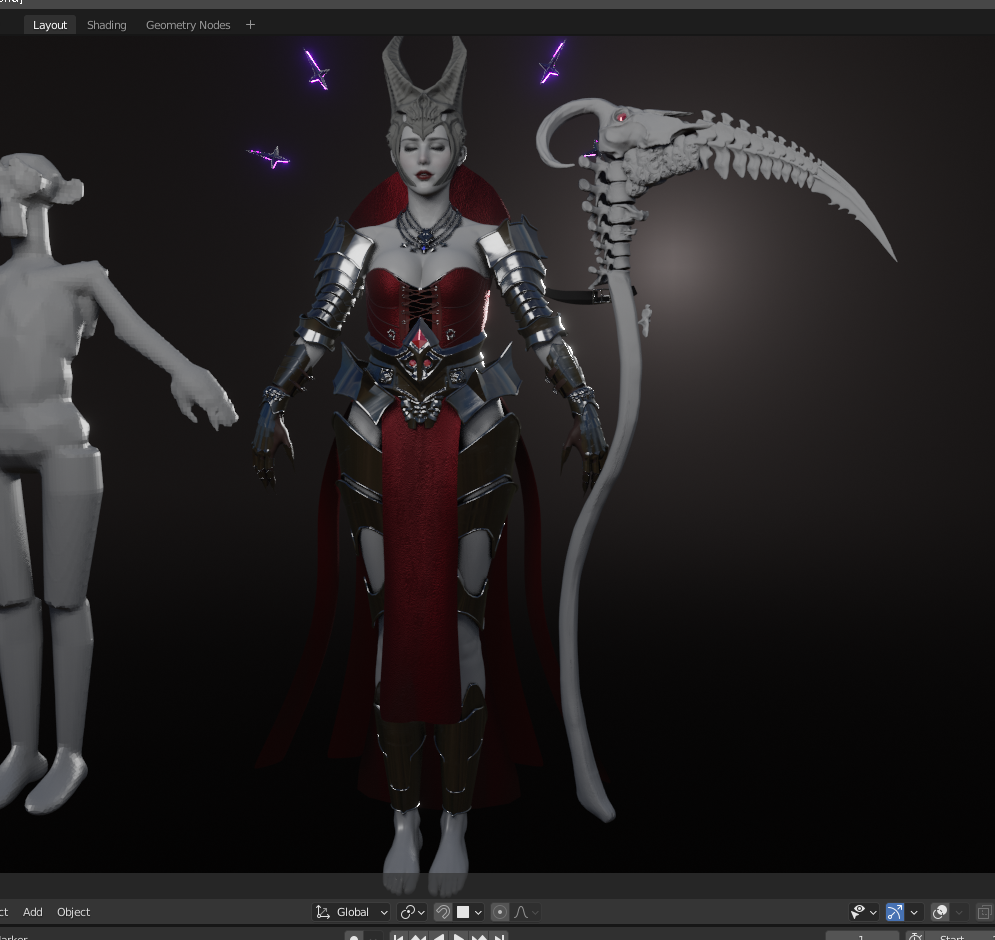 Female Lich WIP 06