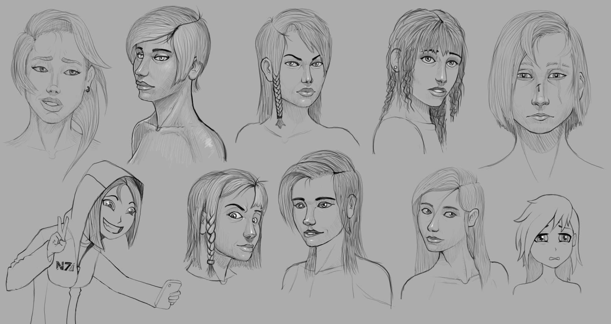 Female Portrait Study