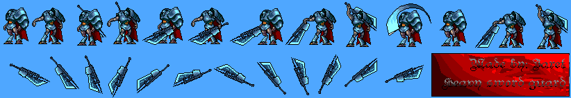 Finished  sprite of Silver guard