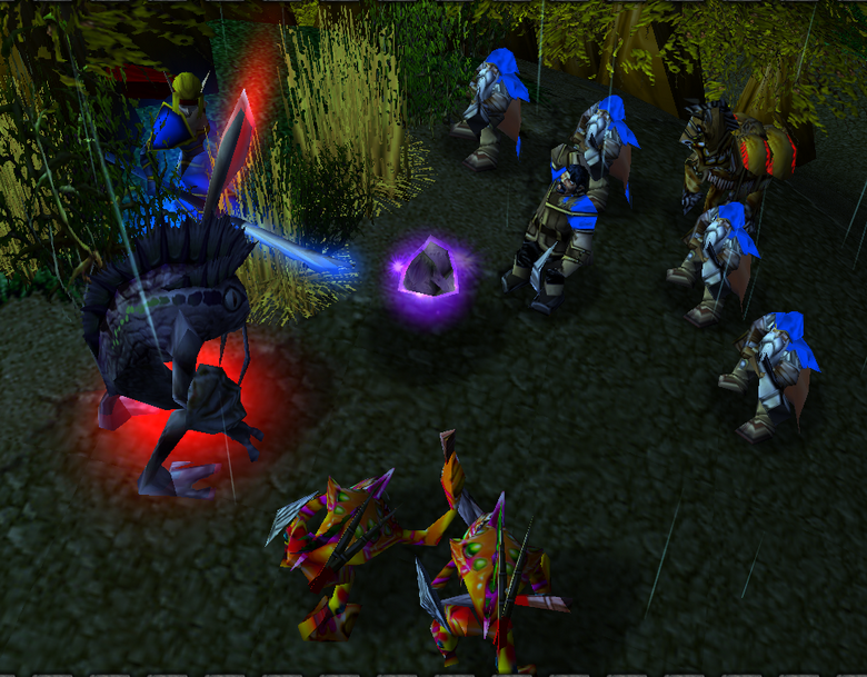 "First Meeting"

The Sea Legion from Westfall finally reached position near Stormwind. There Tleno waited with his army preparing for siege. Two gro