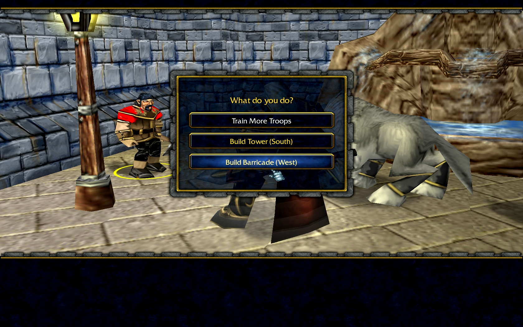 First screenshot of gameplay.