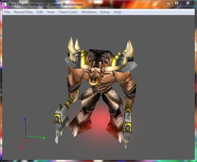 First Version of Peacehagen's requested Tauren Warrior