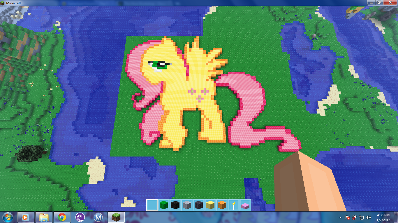 Fluttershy Minecraft.

-made by:.... ME!