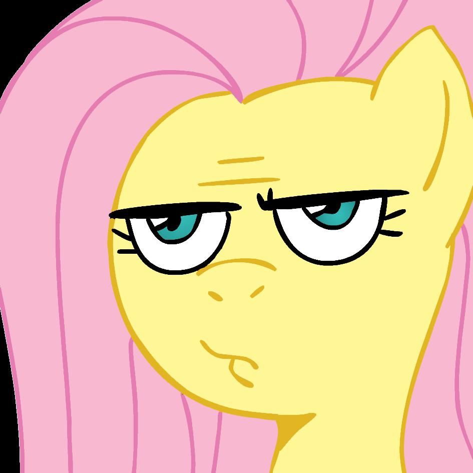 fluttershy srs face